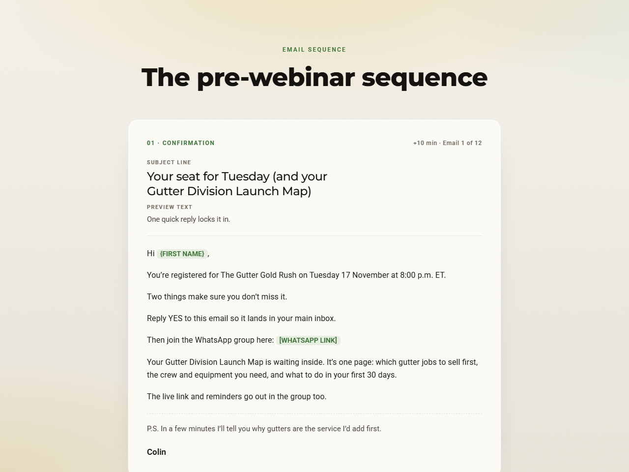 Pre-webinar preview
