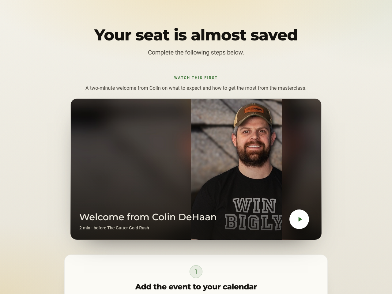 Thank-you page preview